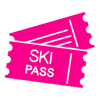 ski ticket icon